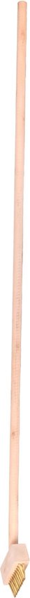 Voegenstaalborstel met steel 120 cm