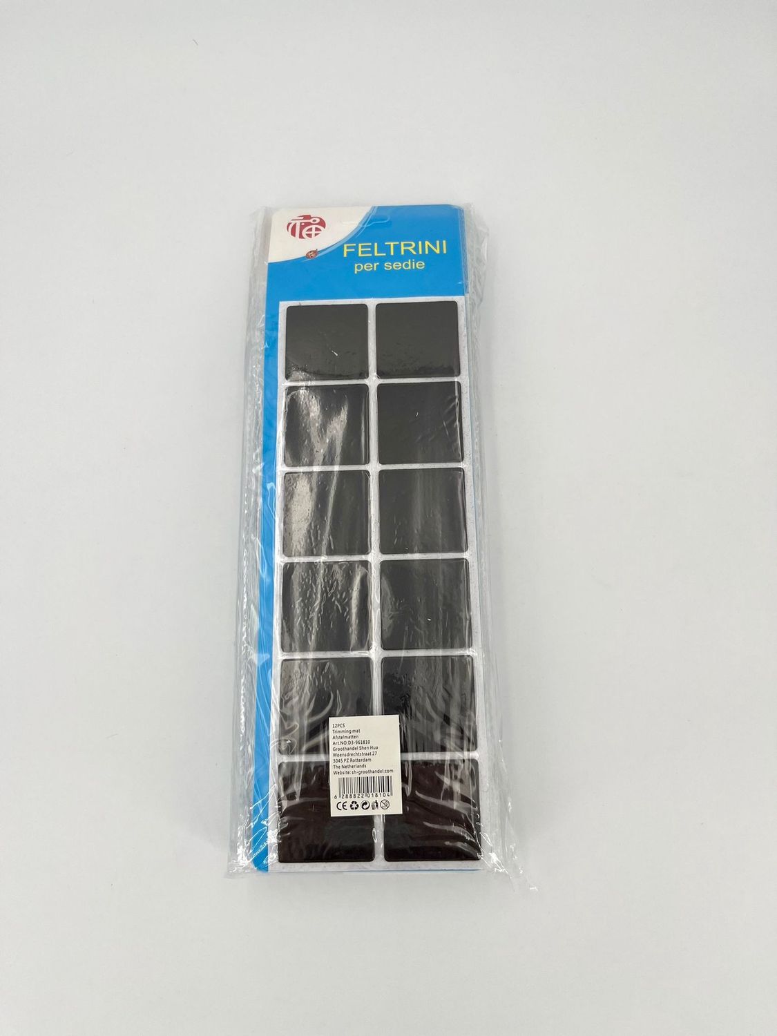 Zelfklevende Antikras pads 12 Vierkant