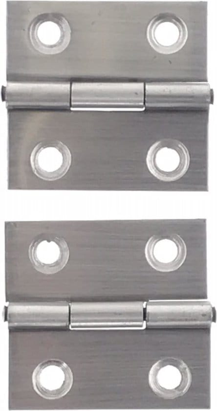 Scharnier 1.5" 2 dlg RVS