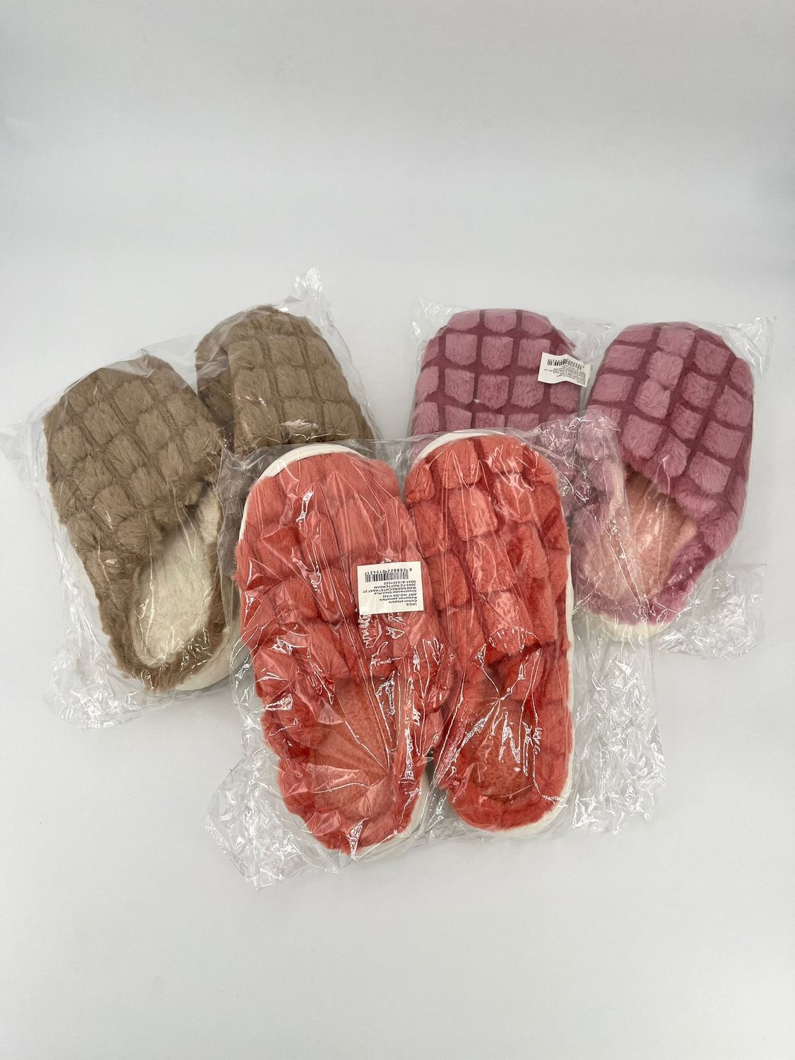 Zachte Slippers Kleurenmix maat 36 tot 41 60pack