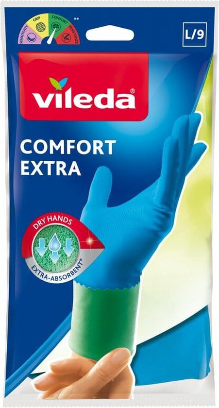Vileda gloves comfort & care Size L