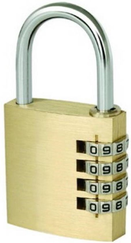 Tri-circle hang cijferslot 40 mm bc