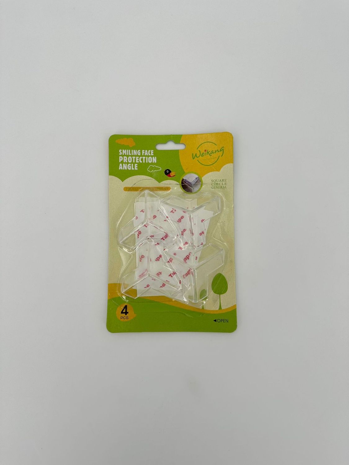 Tafelhoekbeschermers Transparant 4pack Triangle