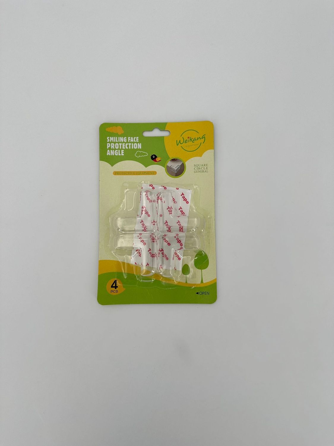 Tafelhoekbeschermers Transparant 4pack L-vorm