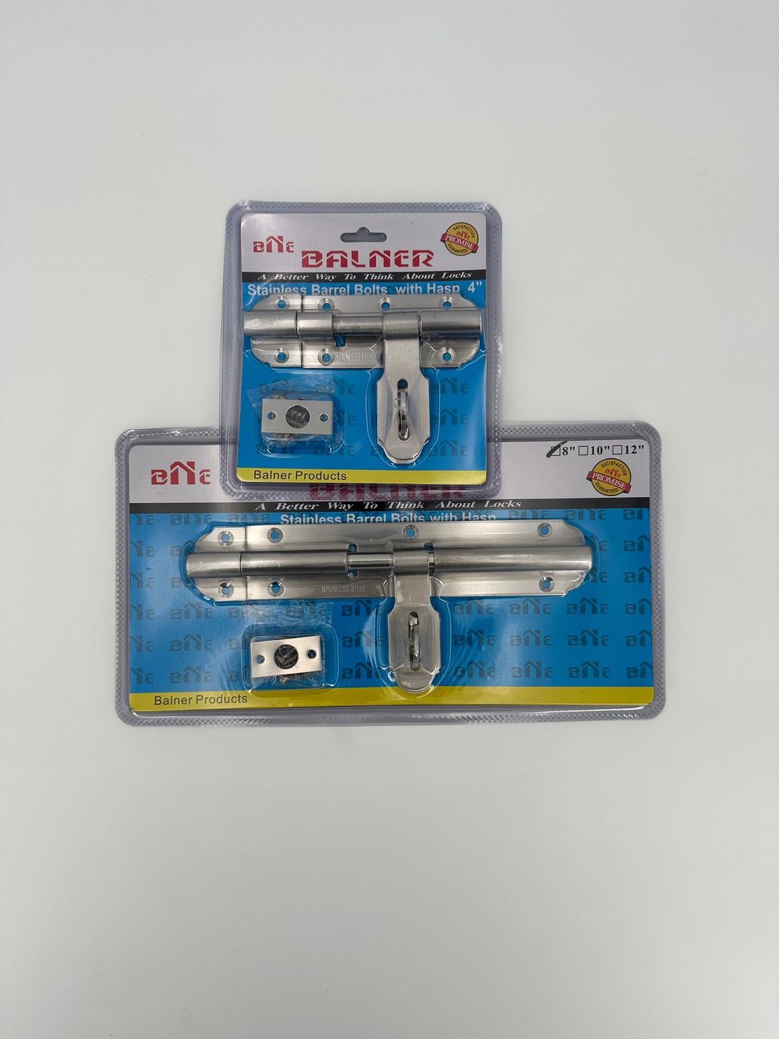 RVS Schuifgrendel 2 maten