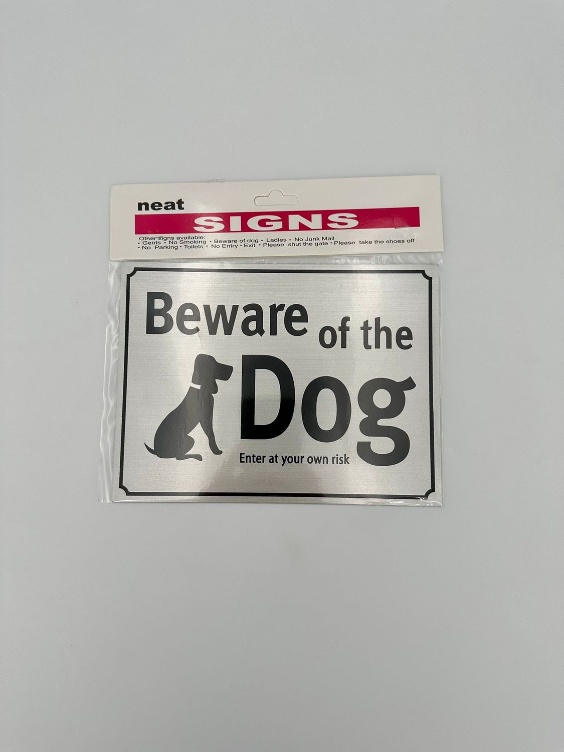 Metalen Bord 15x20 cm Hond