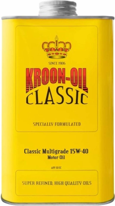 Kroon motor olie classic multigrade 15W-40 1 ltr
