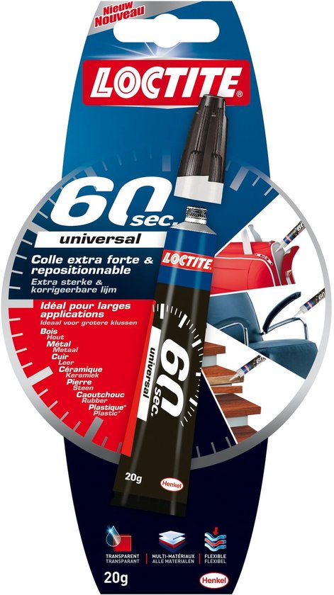 Loctite Lijm universeel 20 g 60 sec