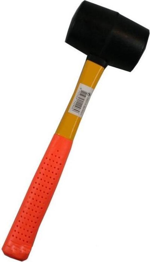 Rubberhamer ø50 mm 700 gr rond fiber steel