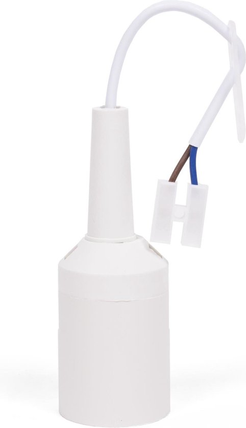 Fitting verhuisfitting E27 wit