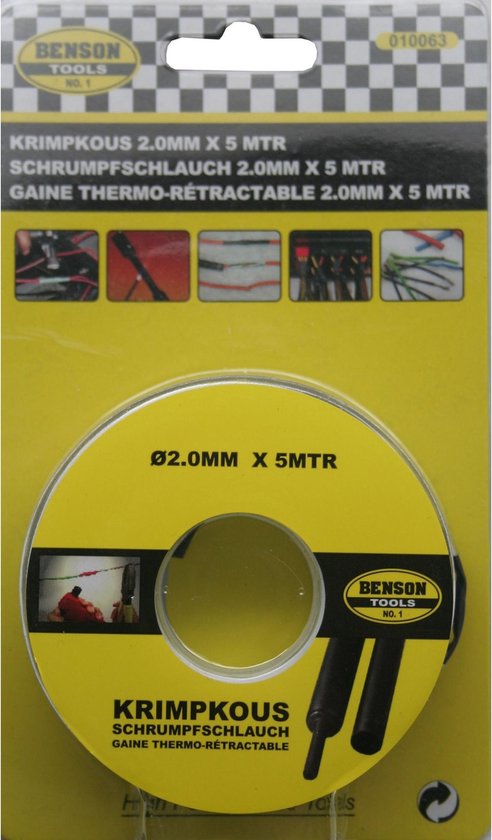 Krimpkous 2 mm x 5 mtr