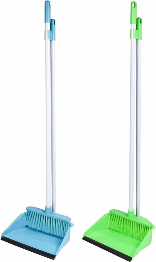 Stoffer en blik op steel actie mix