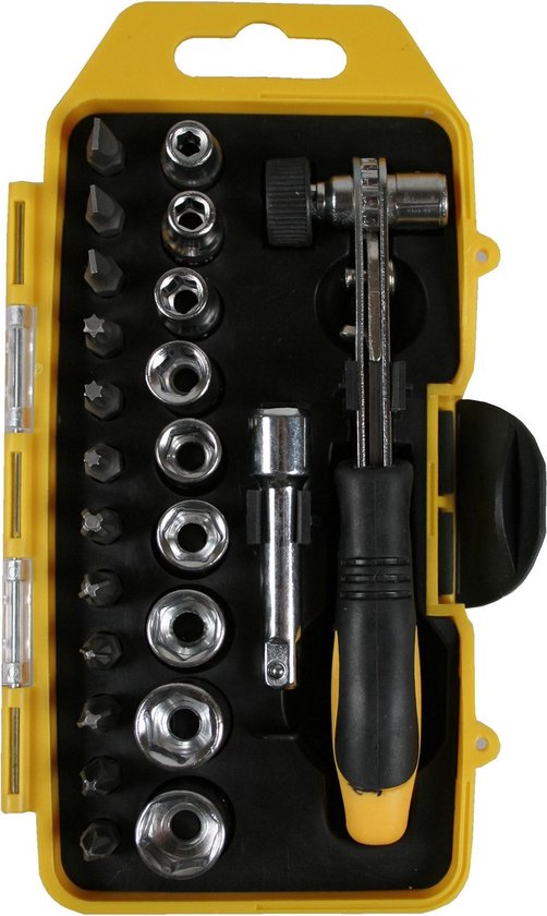 Bit- doppenset 23 dlg + ratel