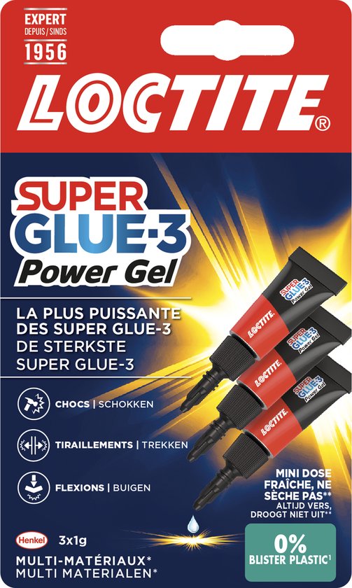 Loctite Power gel mini 3 x 1 g