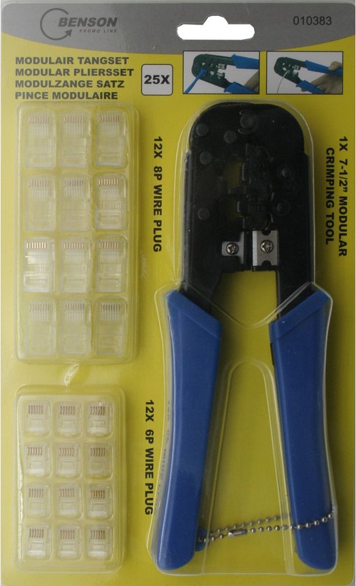 Modulaire krimptang set 25 dlg