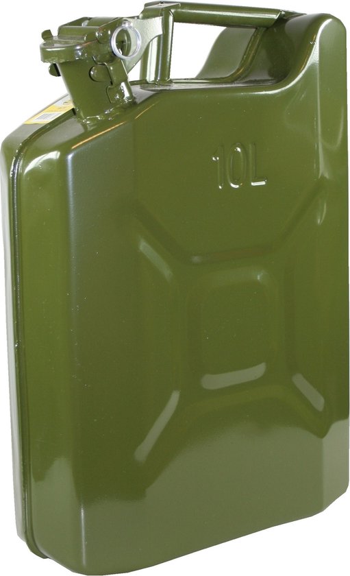 Jerrycan 10 ltr metaal