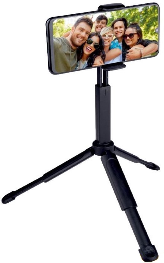 Statief + selfiestick uitschuifbaar