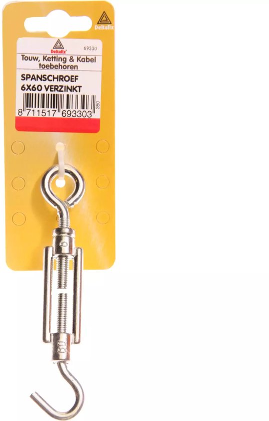 Deltafix Spanschroef 60 x 6 mm
