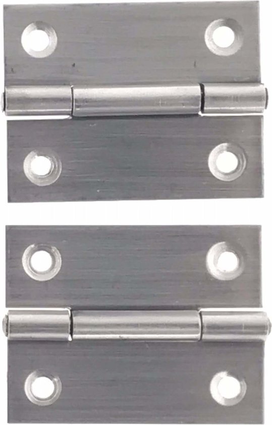 Scharnier 2" 2 dlg RVS