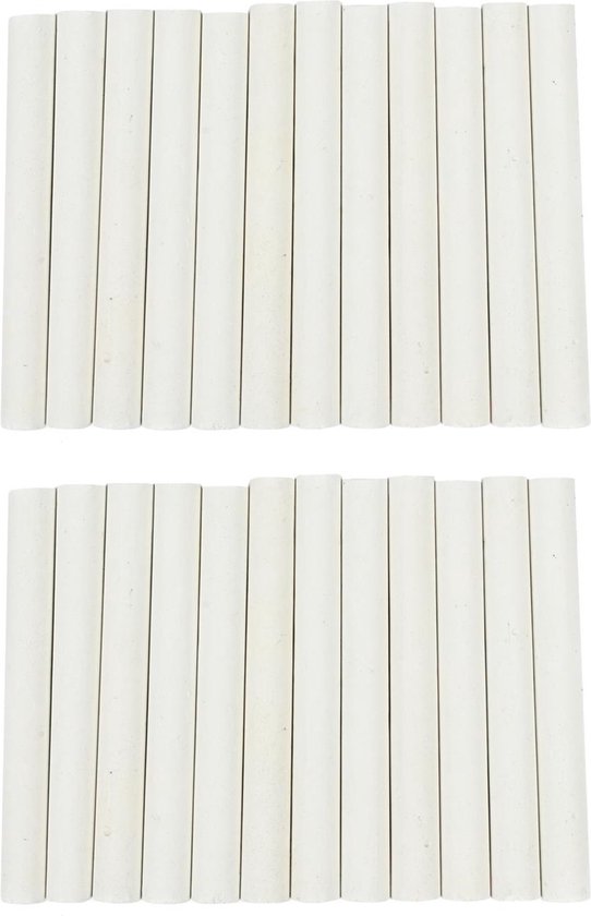 Bordkrijt wit 24 dlg