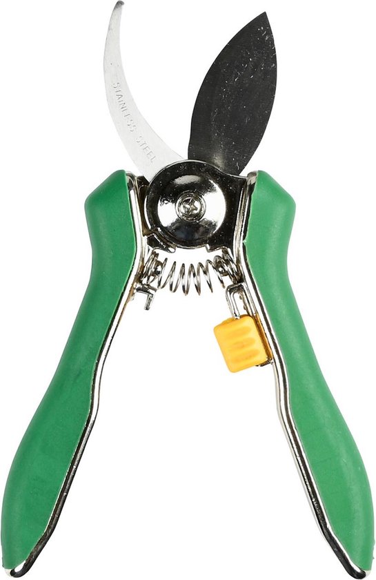 Snoeischaar 15 cm bloemen krom