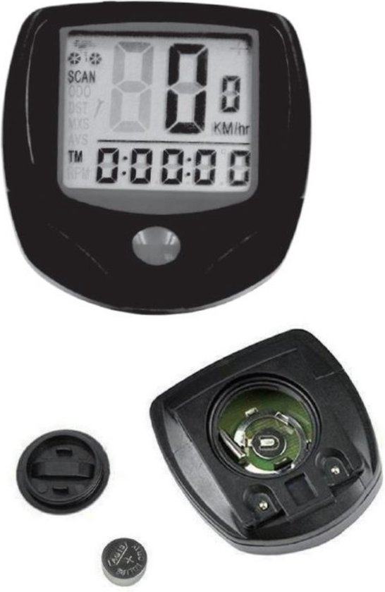 Fietscomputer digitaal bedraad 14 functies