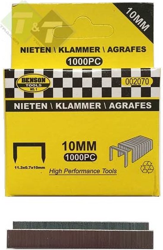 Nieten 10 mm x 0,7 mm 1000 dlg
