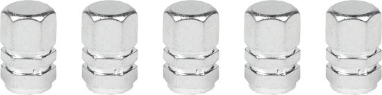 Ventieldoppen 5 dlg aluminium