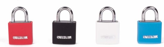 Hangslot alu 20 mm mix