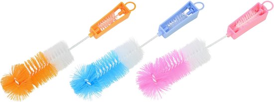 Flessenborstel set 2 dlg mix