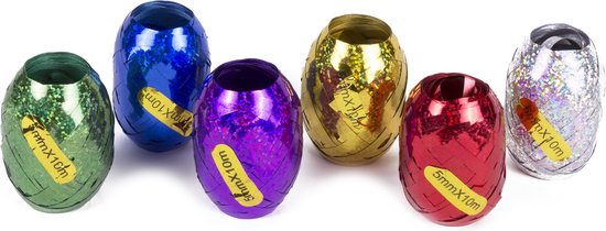 Cadeauverpakking lint 6 x 10 mtr