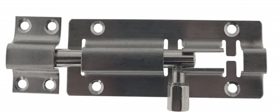 Deurschuif 4" 100 mm RVS