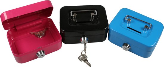 Geldkistje 115 x 85 x 55 mm mix display