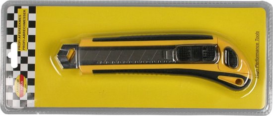 Afbreekmes 18 mm + 3 reservemessen profi