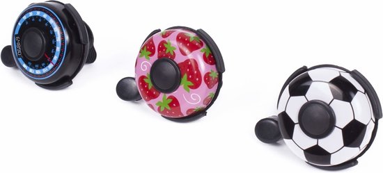 Fietsbel 52 mm print mix