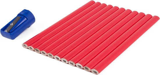 Timmermanspotlood 11 dlg + slijper