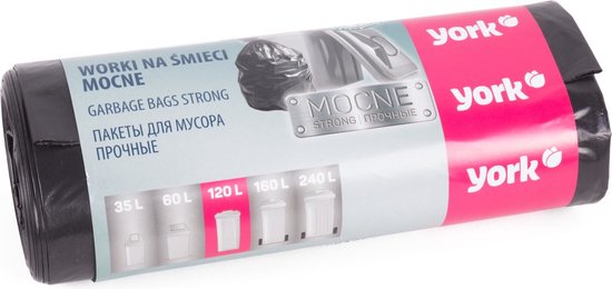 Vuilniszak 120 ltr 10 dlg grijs