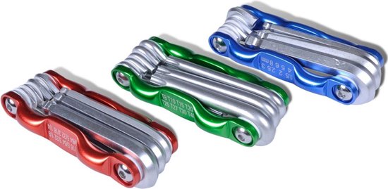 Inbus + torx sleutelset 3 x 8 dlg