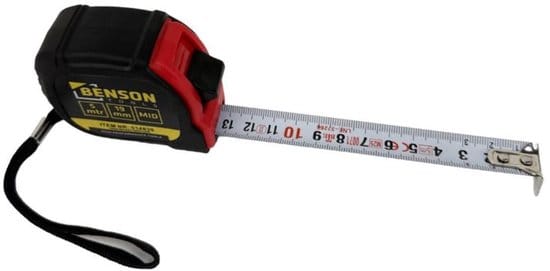 Rolbandmaat 5 meter x 19 mm MID