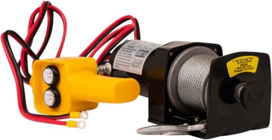 Lier electrisch 12V 2000 LBS bumper