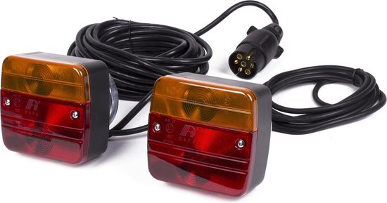 Verlichtingsset magnetisch 2.5 + 7.5 mtr kabel