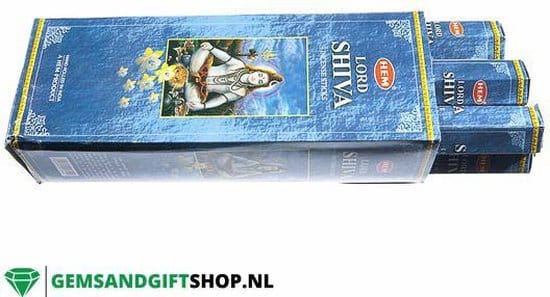 Lord Shiva Hem Wierooksticks 6x20 sticks