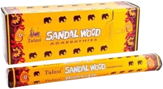Tulasi Sandalwood Wierookstokjes 6x20 stokjes