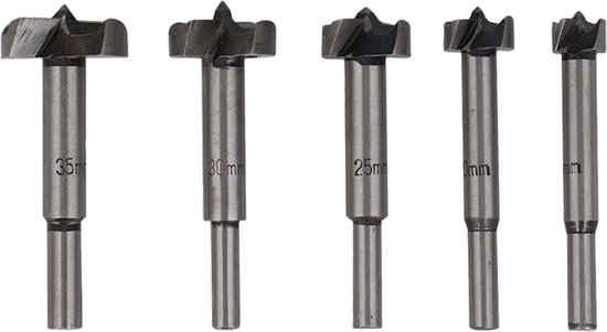 Boorset 5 dlg forstnerboor