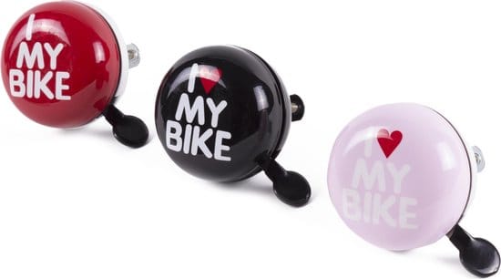Fietsbel ding-dong 65 mm i love my bike
