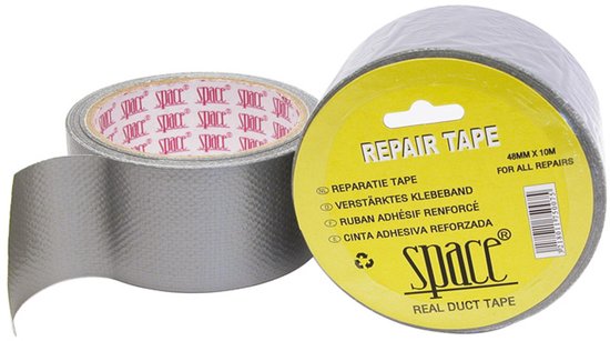 Reparatietape 10 mtr space grijs