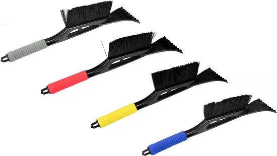 IJskrabber + borstel softgrip 45 cm mix