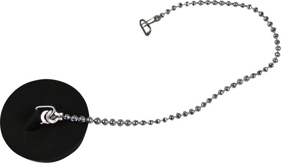 Gootsteendop 39 mm + ketting 21cm