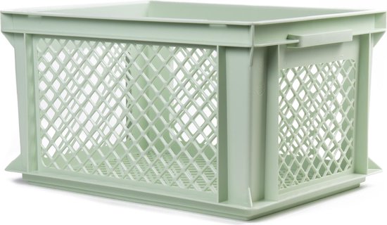Fietskrat kunststof 40 x 30 x 22 cm groen