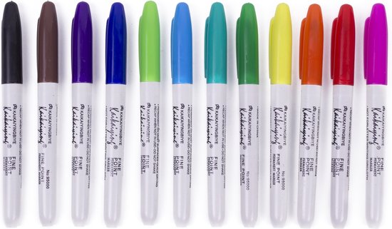 Merkstiften 12 dlg kleur